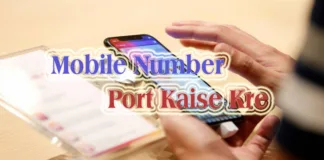 Mobile Number Port Kaise Kre