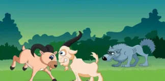 Fighting Goats and the Jackal Story In Hindi