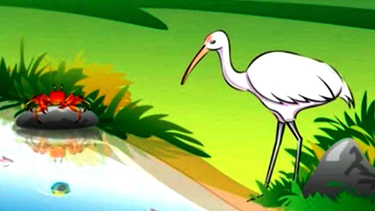 The Crane And The Crab Panchatantra Story In Hindi