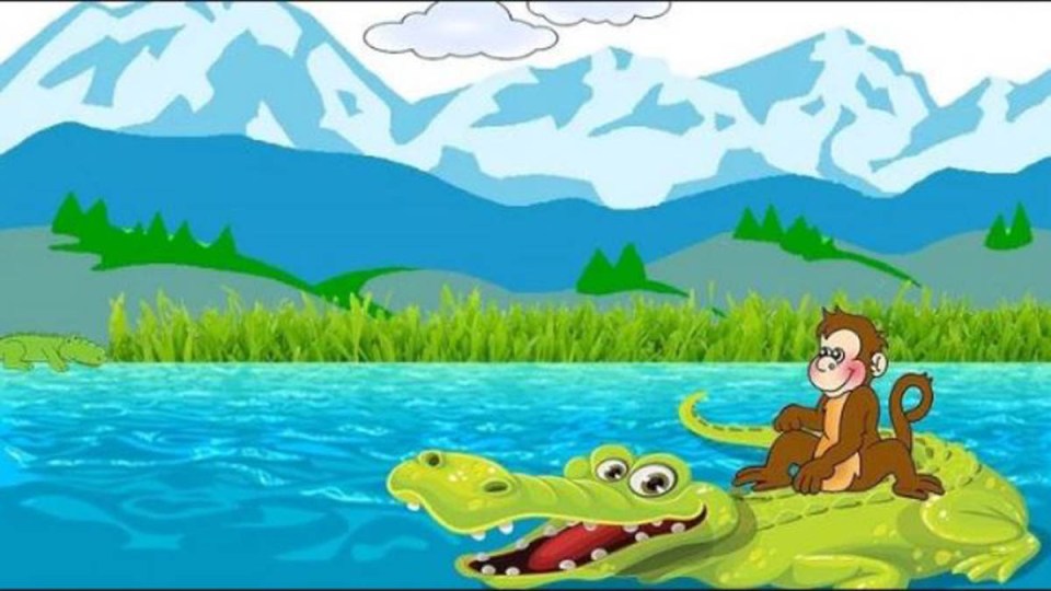 The Monkey And The Crocodile Story In Hindi