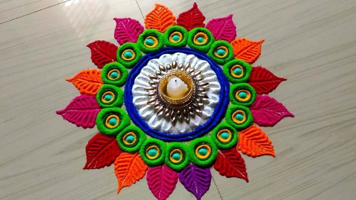 Diwali Rangoli Simple