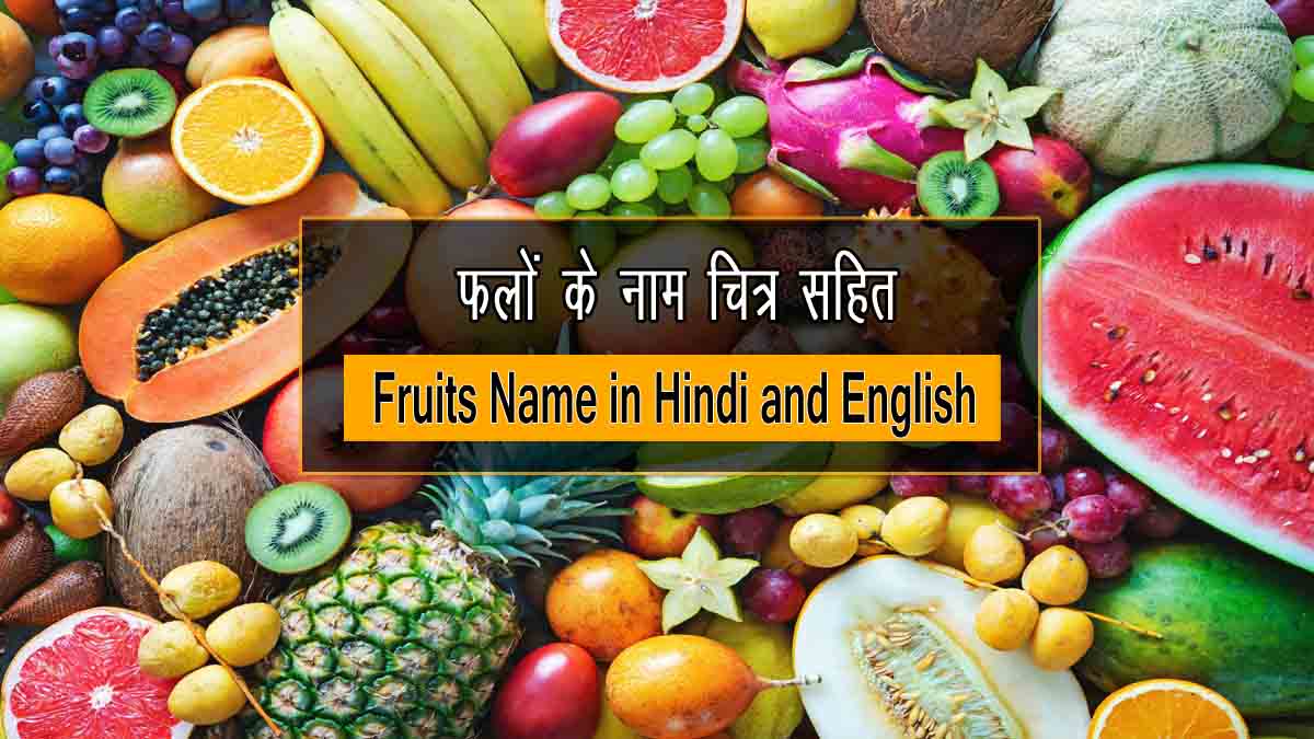Fruits Name in Hindi and English