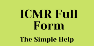 ICMR Full Form In Hindi