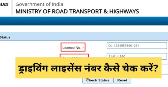 Driving Licence Number Kaise Check Kare