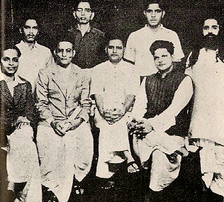Veer Savarkar with his friends