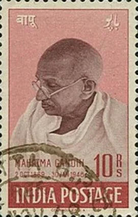 Mahatma Gandhi 10 Rupees Postage Stamps